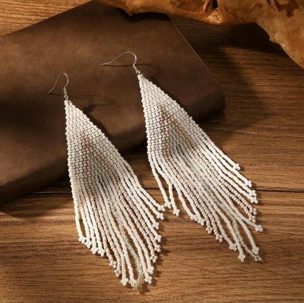 Bohemian Beaded Earrings ~ New